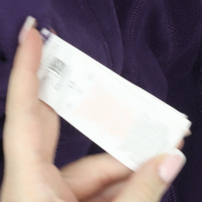 Karrimor Women's Purple 1/4 Zip Fleece Sweatshirt UK 12 Outdoor Hiking