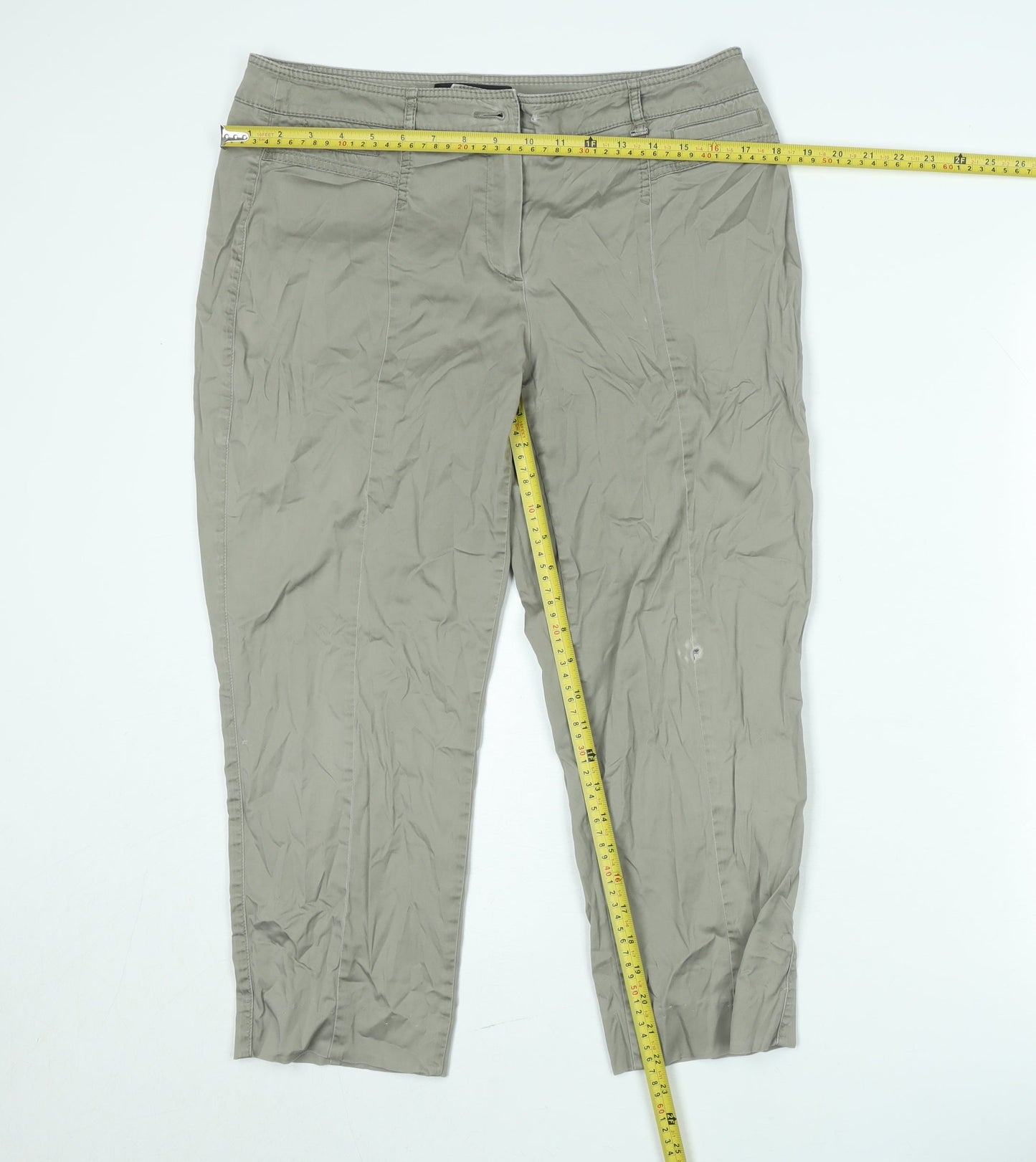 Gerry Weber Men's Beige Chino Trousers Size M Relaxed Fit