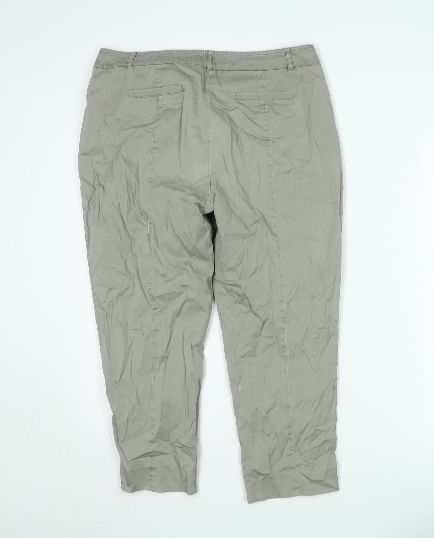 Gerry Weber Men's Beige Chino Trousers Size M Relaxed Fit