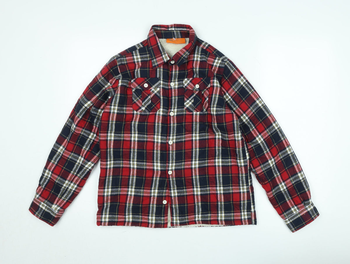 Teens UK Size 164 Mountain Warehouse Red Shirt Jacket
