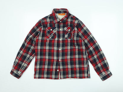 Teens UK Size 164 Mountain Warehouse Red Shirt Jacket