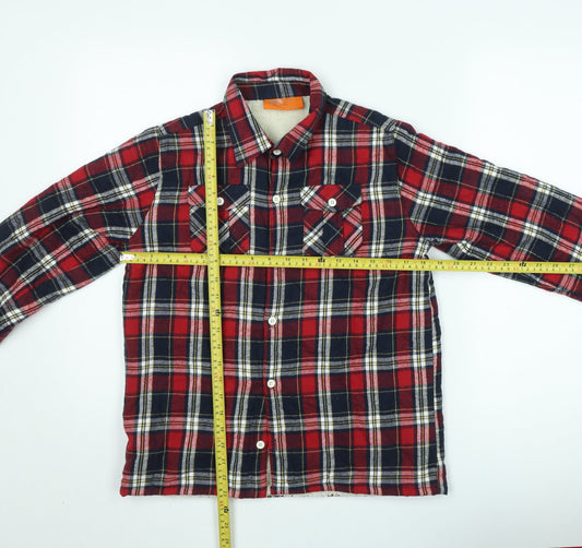 Teens UK Size 164 Mountain Warehouse Red Shirt Jacket