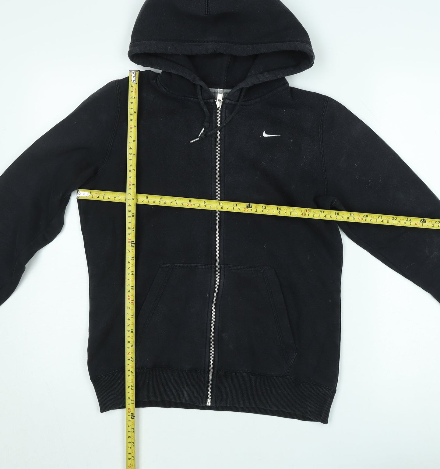 Nike Women's Black Full Zip Hooded Fleece Jacket Size M