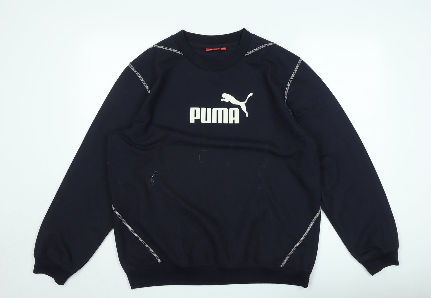 Mens UK Size L PUMA Black Pullover Sweatshirt
