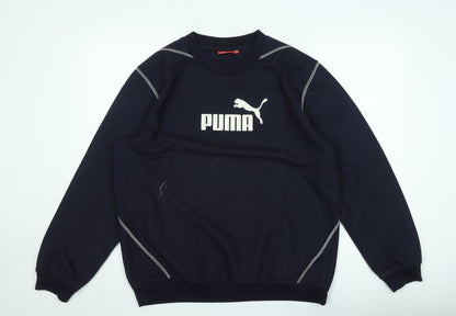 Mens UK Size L PUMA Black Pullover Sweatshirt
