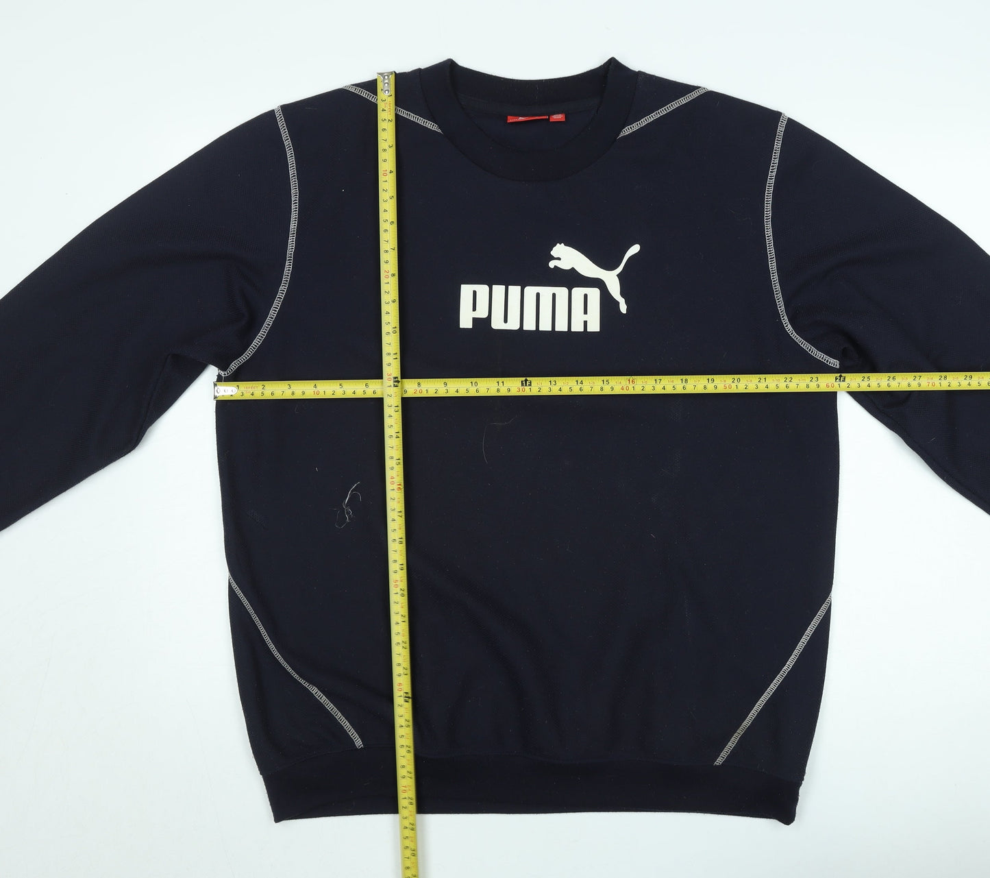 Mens UK Size L PUMA Black Pullover Sweatshirt