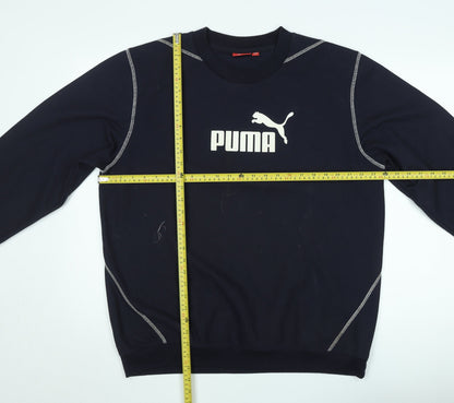 Mens UK Size L PUMA Black Pullover Sweatshirt