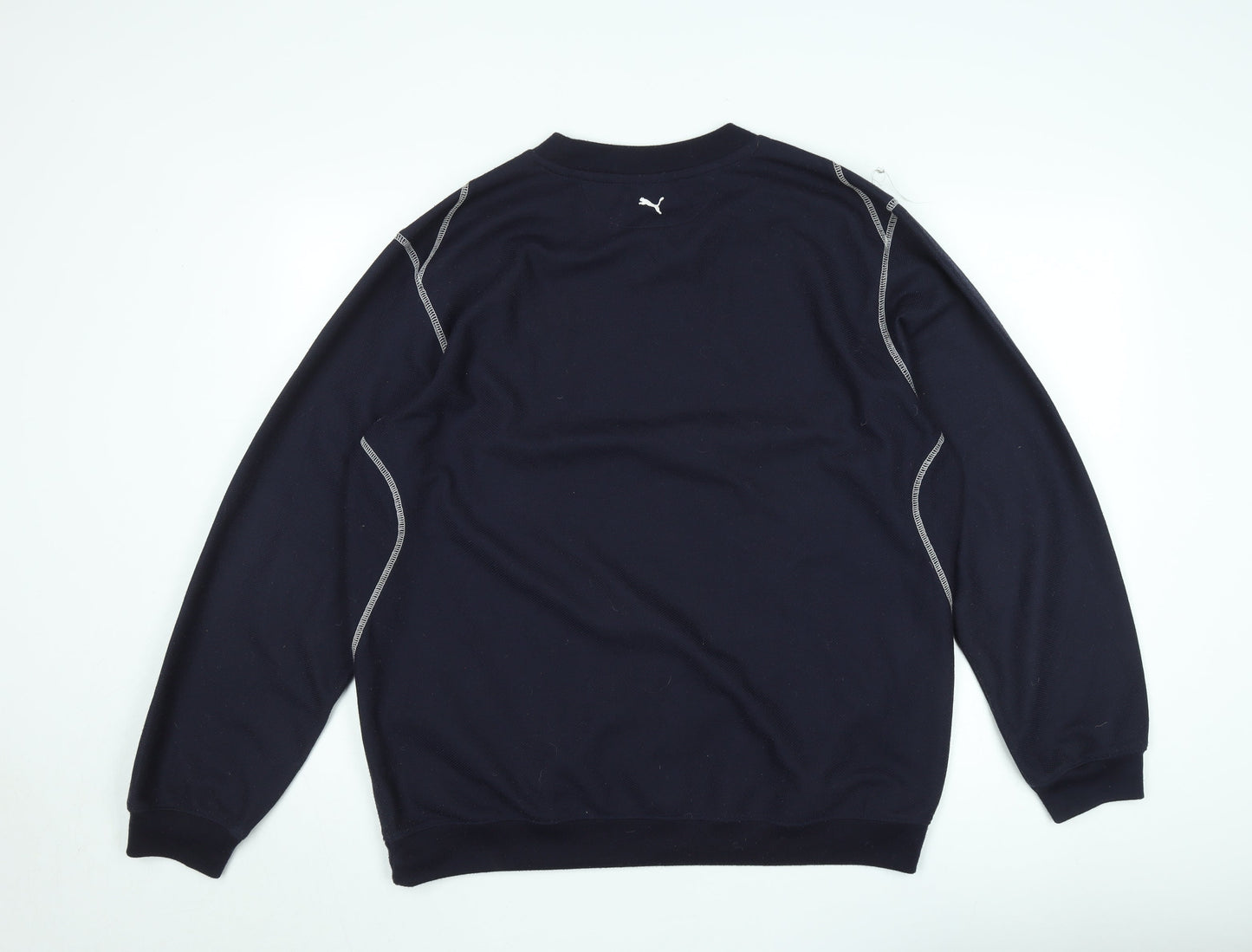 Mens UK Size L PUMA Black Pullover Sweatshirt