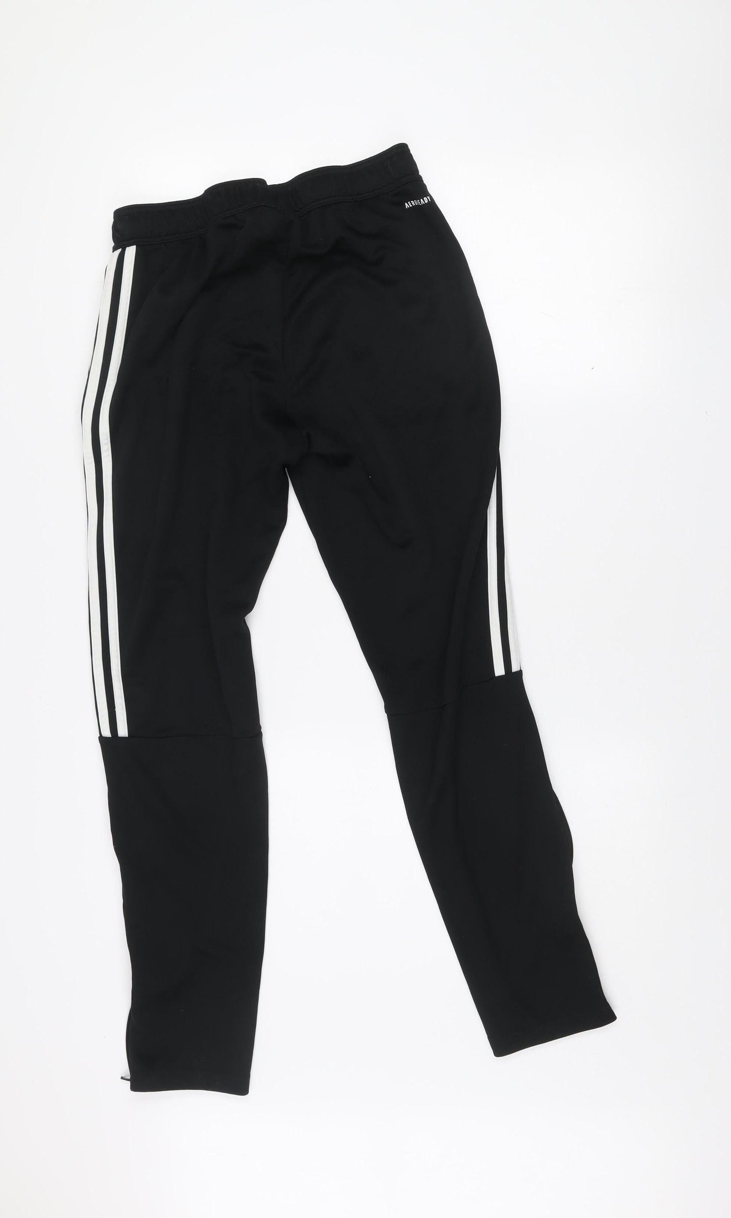 Adidas Men's Black M Slim Fit Track Pants Tapered Leg Activewear