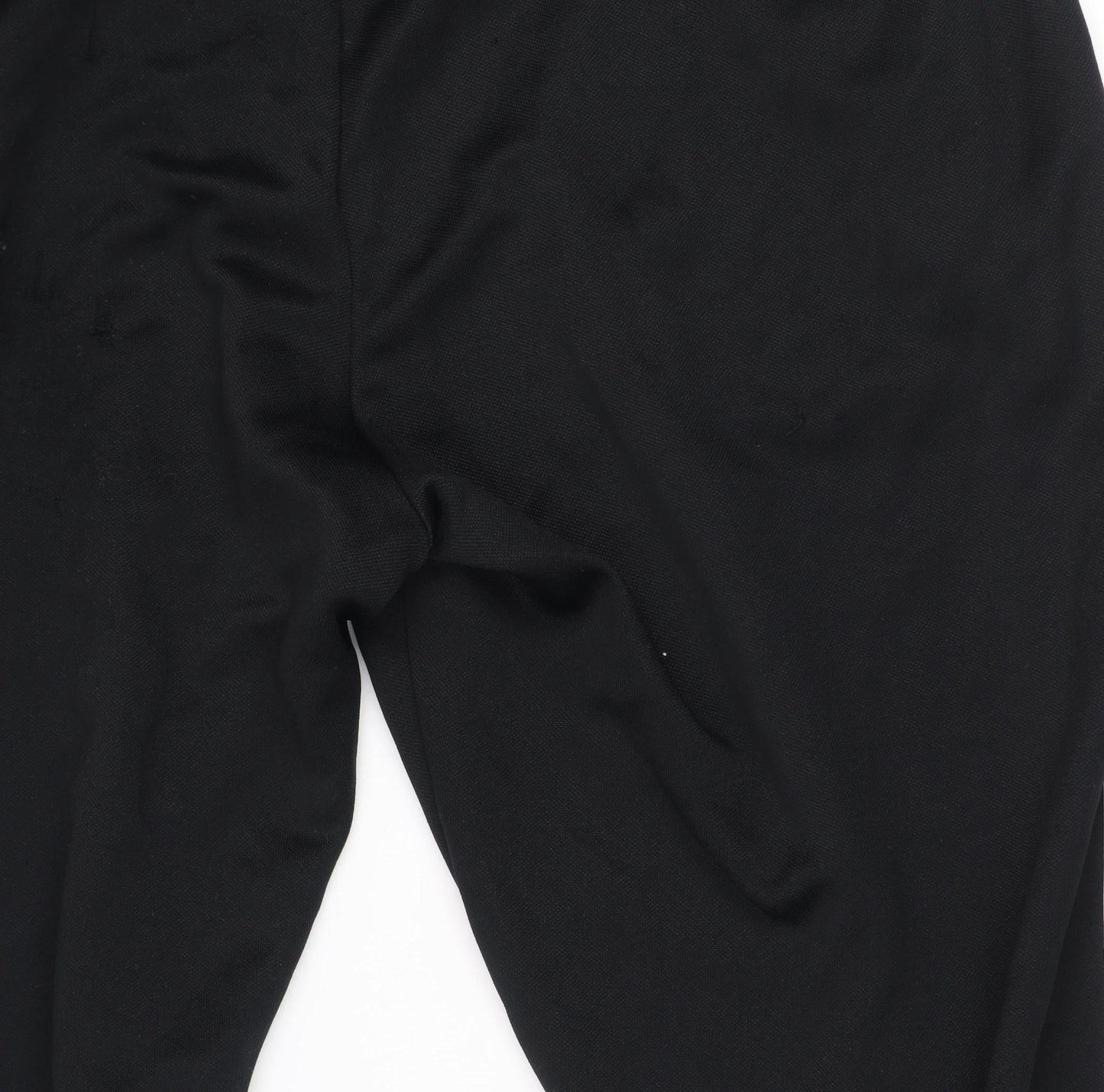 Adidas Men's Black M Slim Fit Track Pants Tapered Leg Activewear