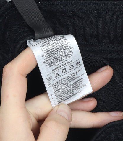 Adidas Men's Black M Slim Fit Track Pants Tapered Leg Activewear