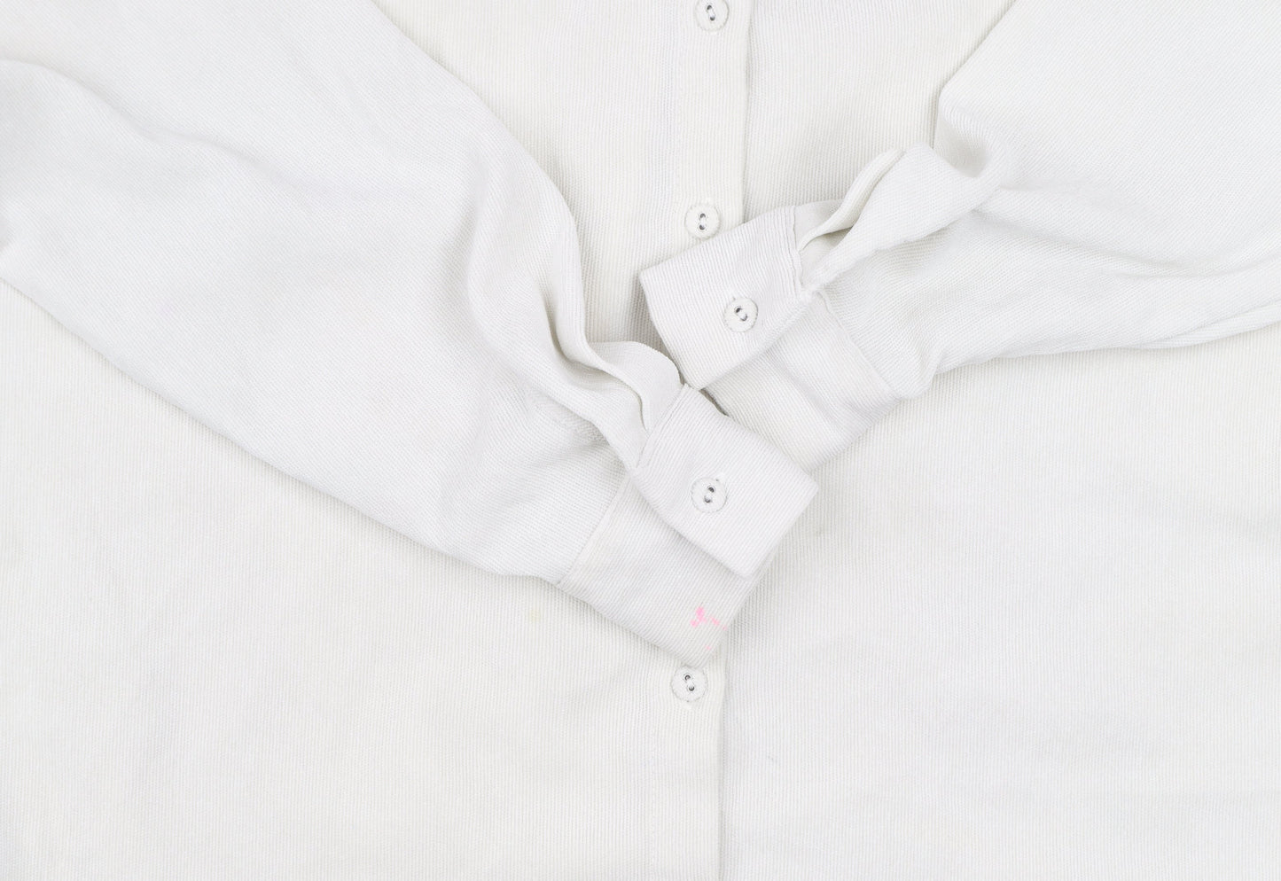 Zara Men’s White Long Sleeve Button-Up Shirt Size S Regular Fit