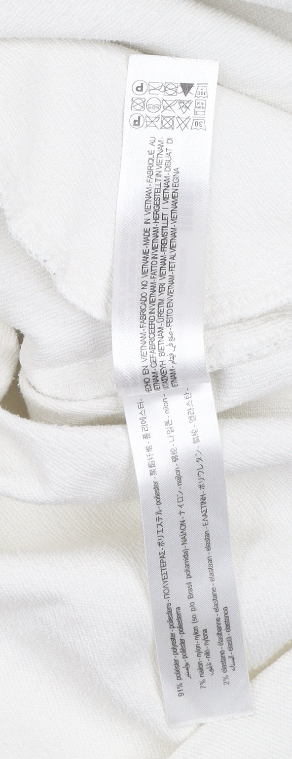 Zara Men’s White Long Sleeve Button-Up Shirt Size S Regular Fit