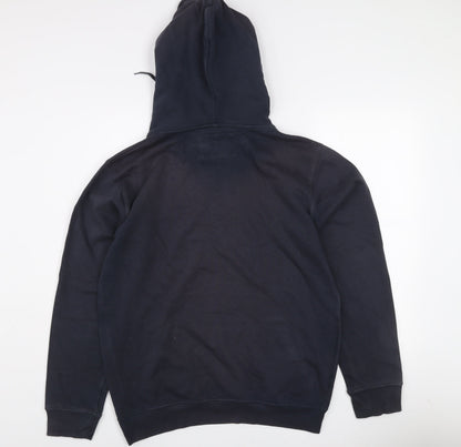 Charles Wilson Men's Blue Pullover Hoodie Large Cotton Blend