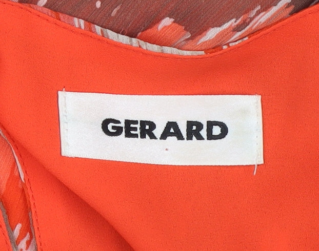 Gerard Womens Multicoloured Size 16 Sleeveless Tunic Blouse