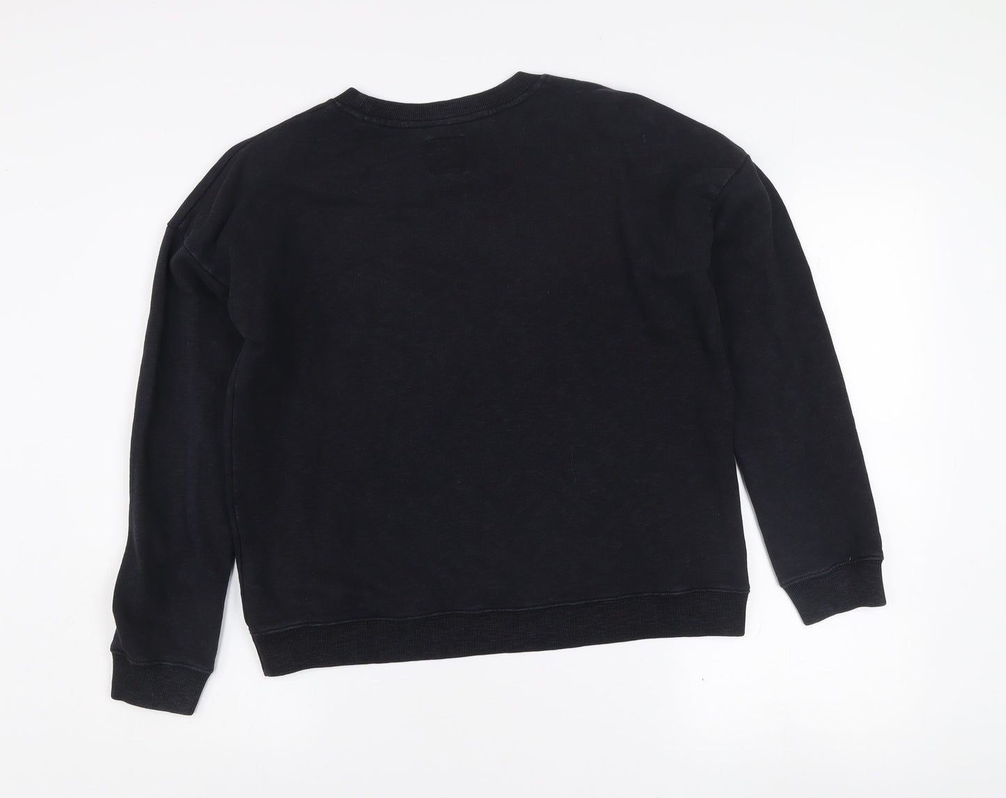 Womens UK Size 10 Jack Wills Black Pullover Sweatshirt