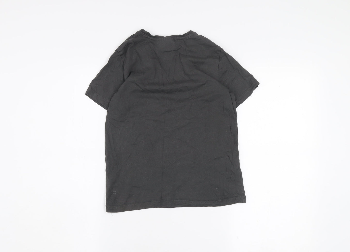 Pokémon Boys Black Graphic T-Shirt 9-10 Years Short Sleeve Crew Neck