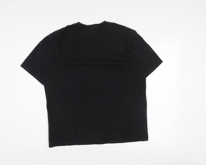 Adidas Men's Black Adventure Graphic Short Sleeve T-Shirt Size M