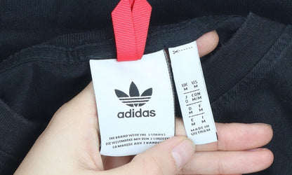 Adidas Men's Black Adventure Graphic Short Sleeve T-Shirt Size M