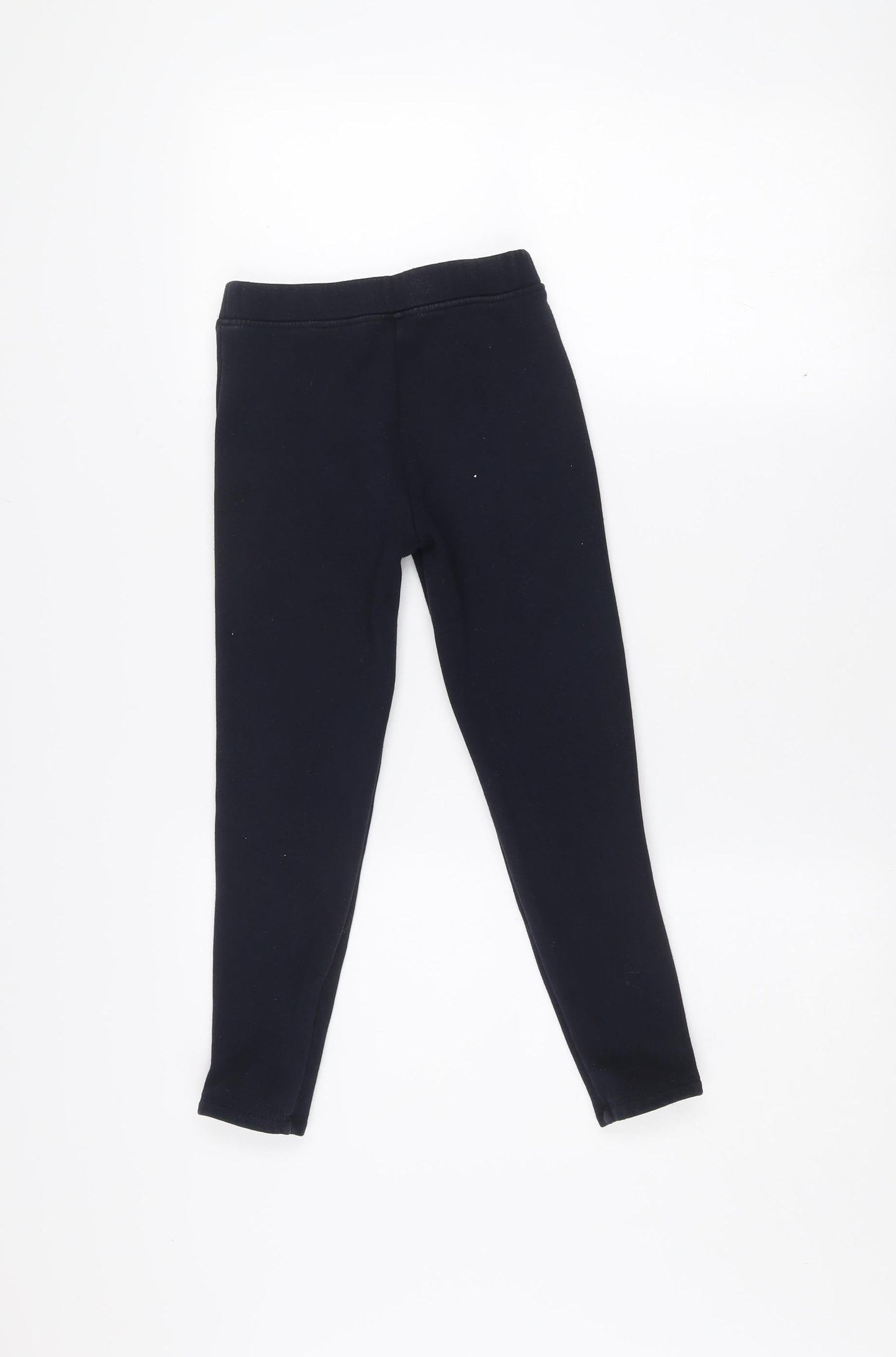 Dunnes Stores Girls Black Stretch Jersey Ankle Leggings 8-9 Years