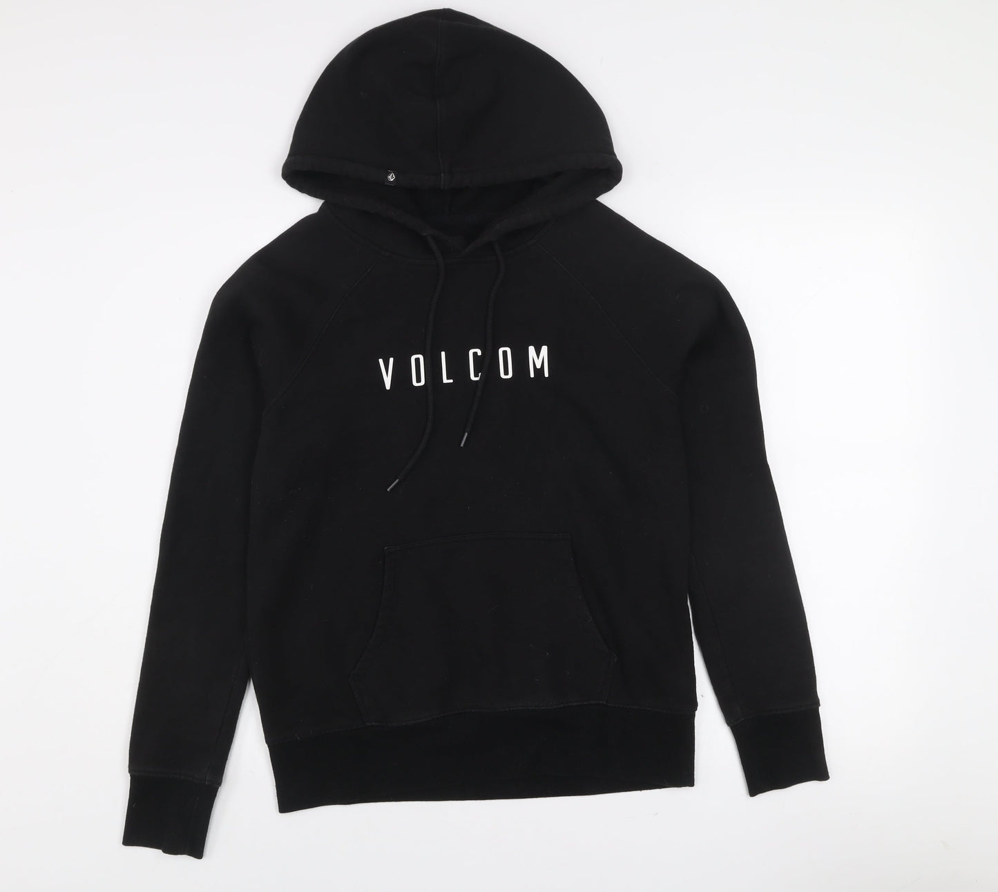 Volcom Women's Black Pullover Hoodie Size S Cotton Blend
