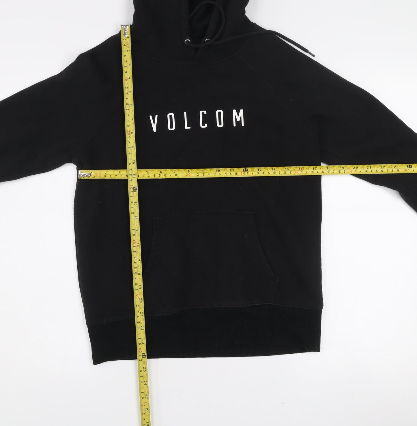 Volcom Women's Black Pullover Hoodie Size S Cotton Blend