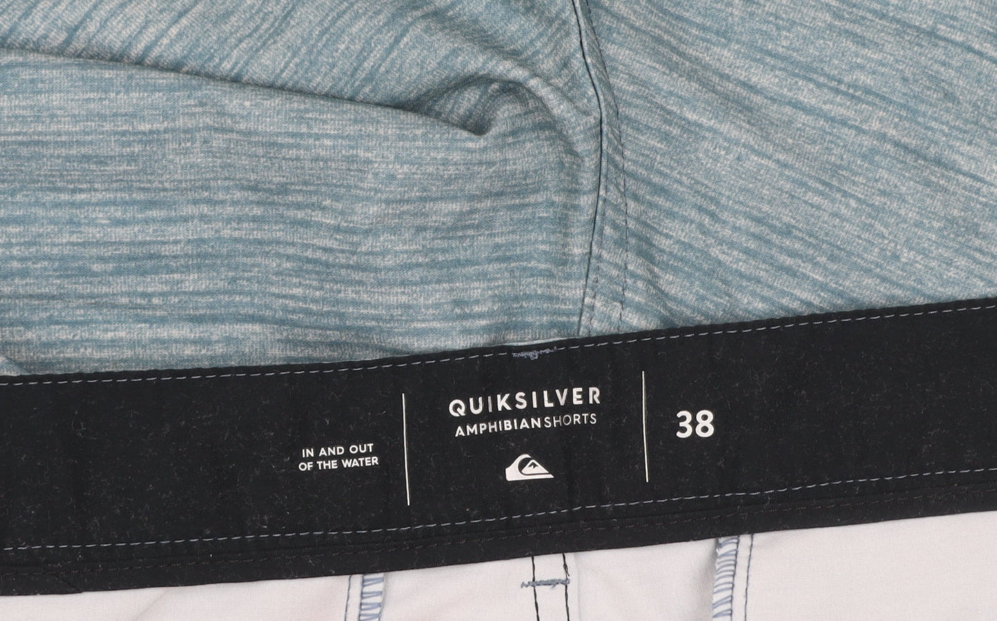 Quiksilver Men's Blue Amphibian Chino Shorts Size 38 Quick Dry