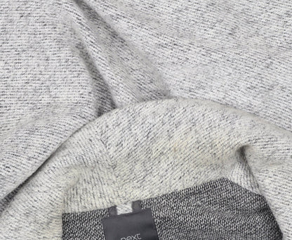 Next Women Grey Long Sleeve Open Knit Cardigan Size 10