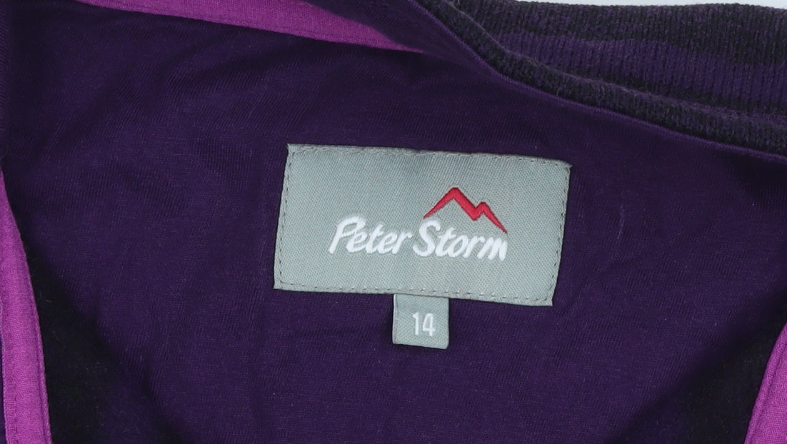 Womens UK Size 14 Peter Storm Purple Pullover Sweatshirt
