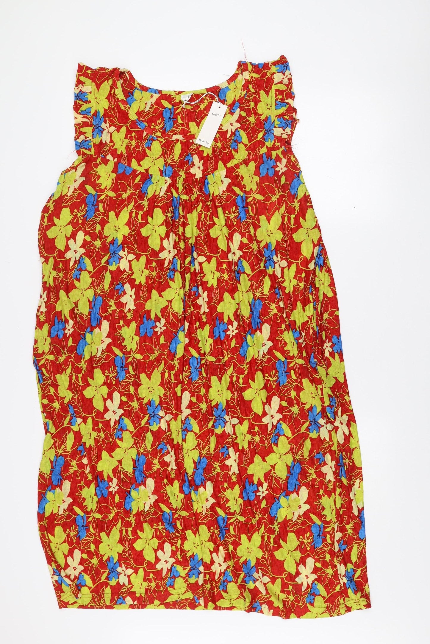 Mey Lon Mey Womens Multicoloured Floral Strapless Bodycon Dress M