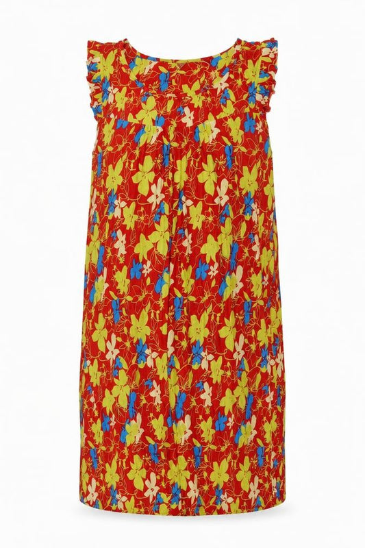 Mey Lon Mey Womens Multicoloured Floral Strapless Bodycon Dress M