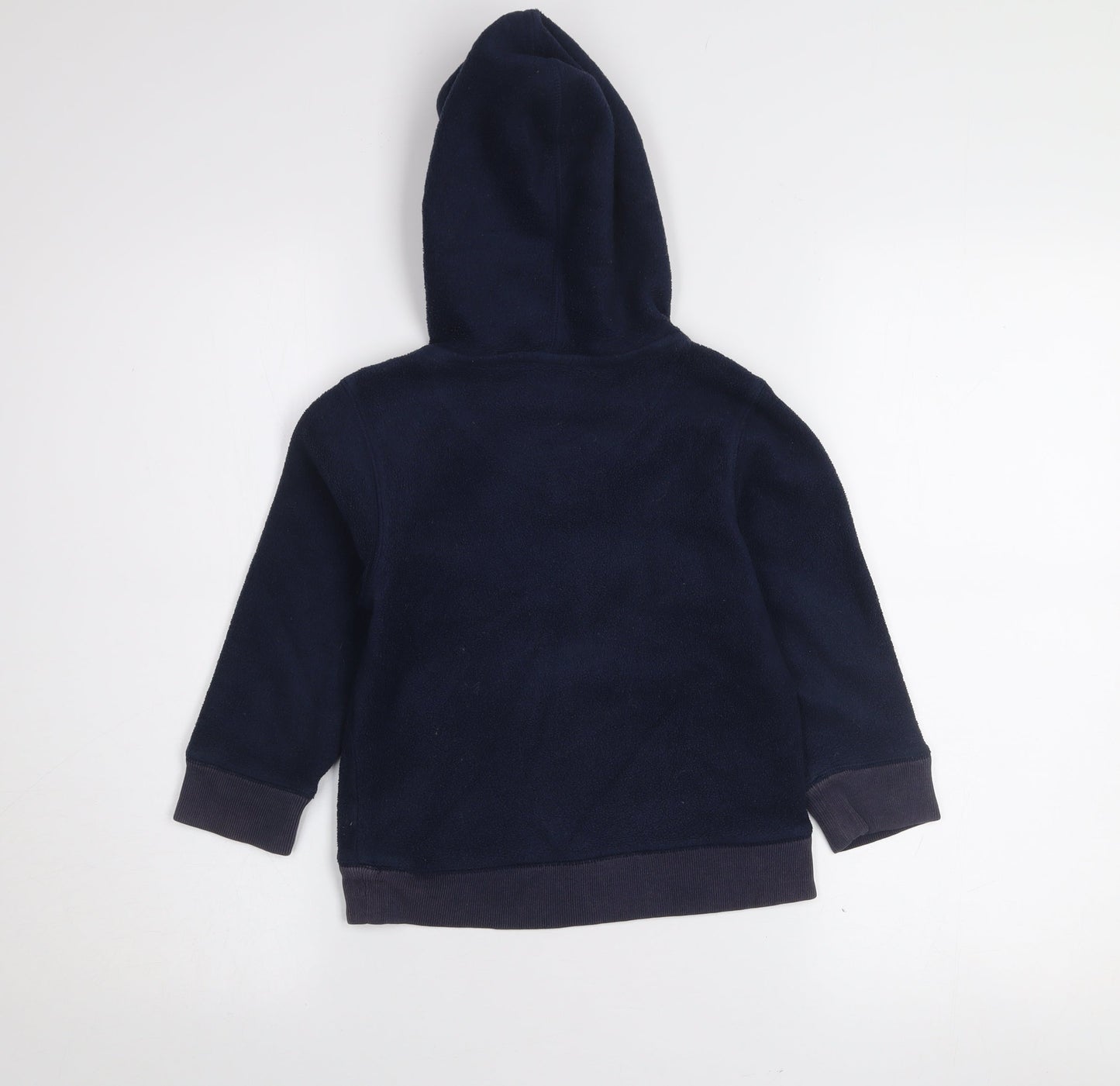 BabyGap Boys Navy Blue Pullover Hoodie Fleece 5 Years Athletic Dept Logo