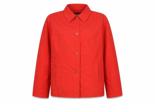 Marks and Spencer Women’s Red Buttoned Twill Jacket UK 12
