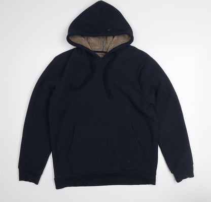 Dunnes Stores Women Navy Small Pullover Hoodie 100% Polyester