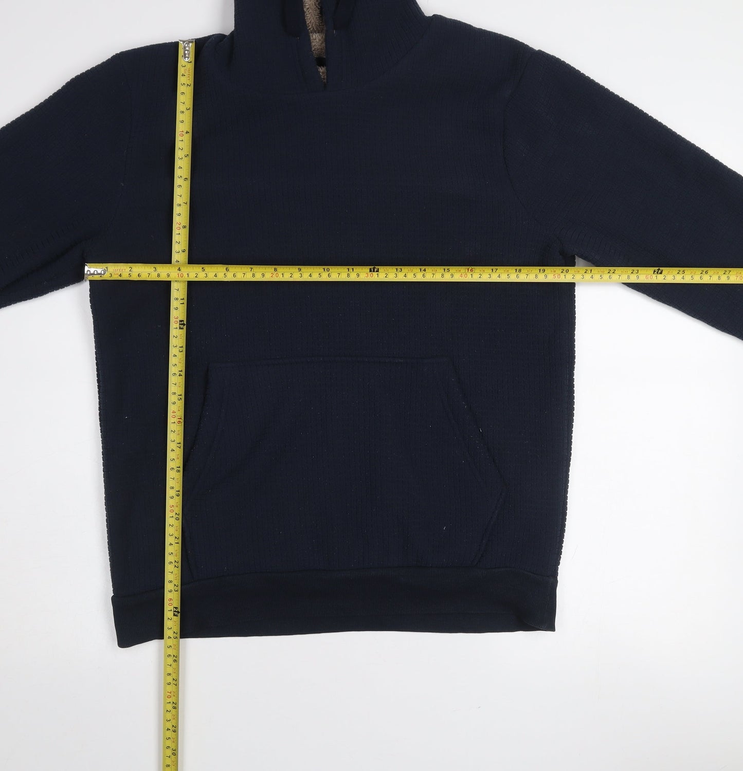 Dunnes Stores Women Navy Small Pullover Hoodie 100% Polyester