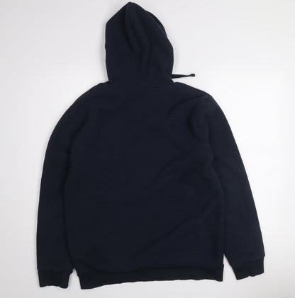 Dunnes Stores Women Navy Small Pullover Hoodie 100% Polyester