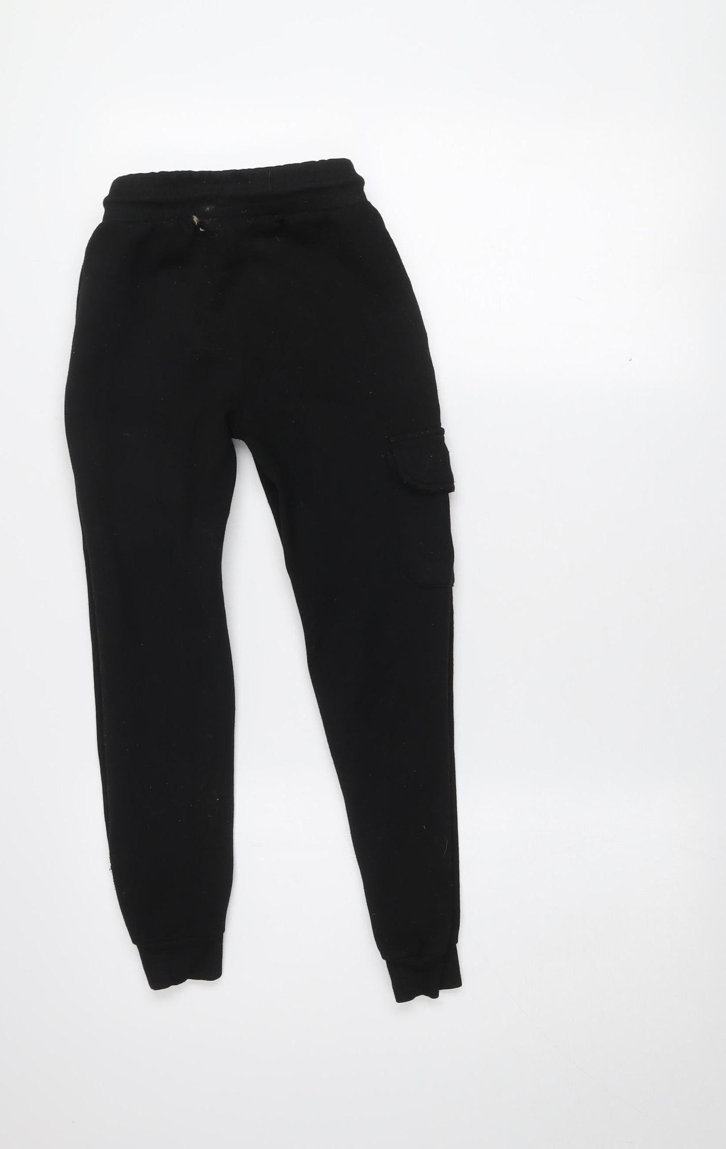 Pokémon Boys Black Jogger Sweatpants 9-10 Years Elastic Waist Tapered Fit
