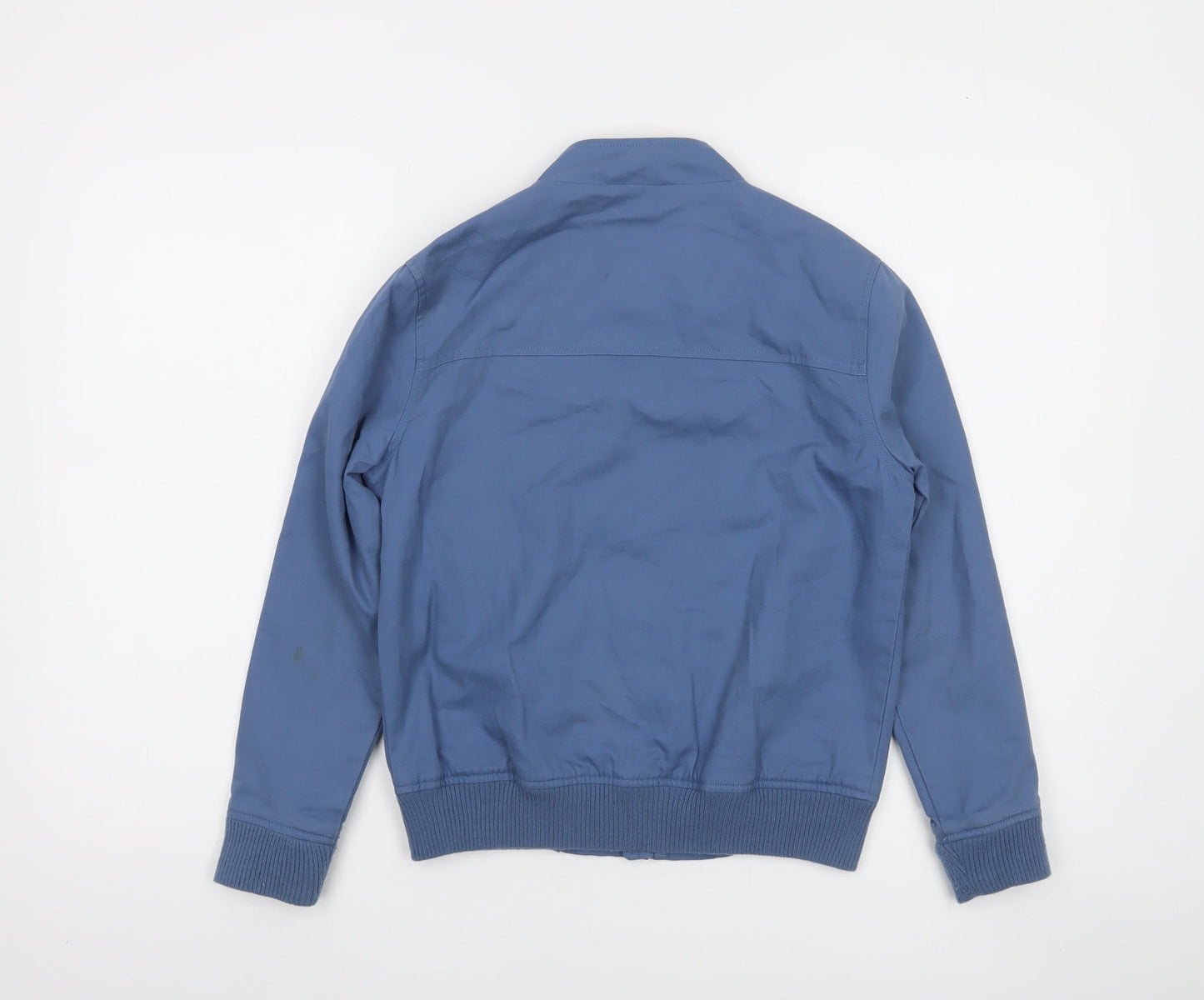 Ben Sherman Boys Blue Cotton Bomber Jacket 10-11 Years Full Zip Casual