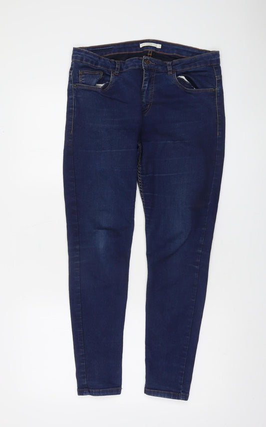 b.young Women's Blue Skinny Stretch Jeans Size 10
