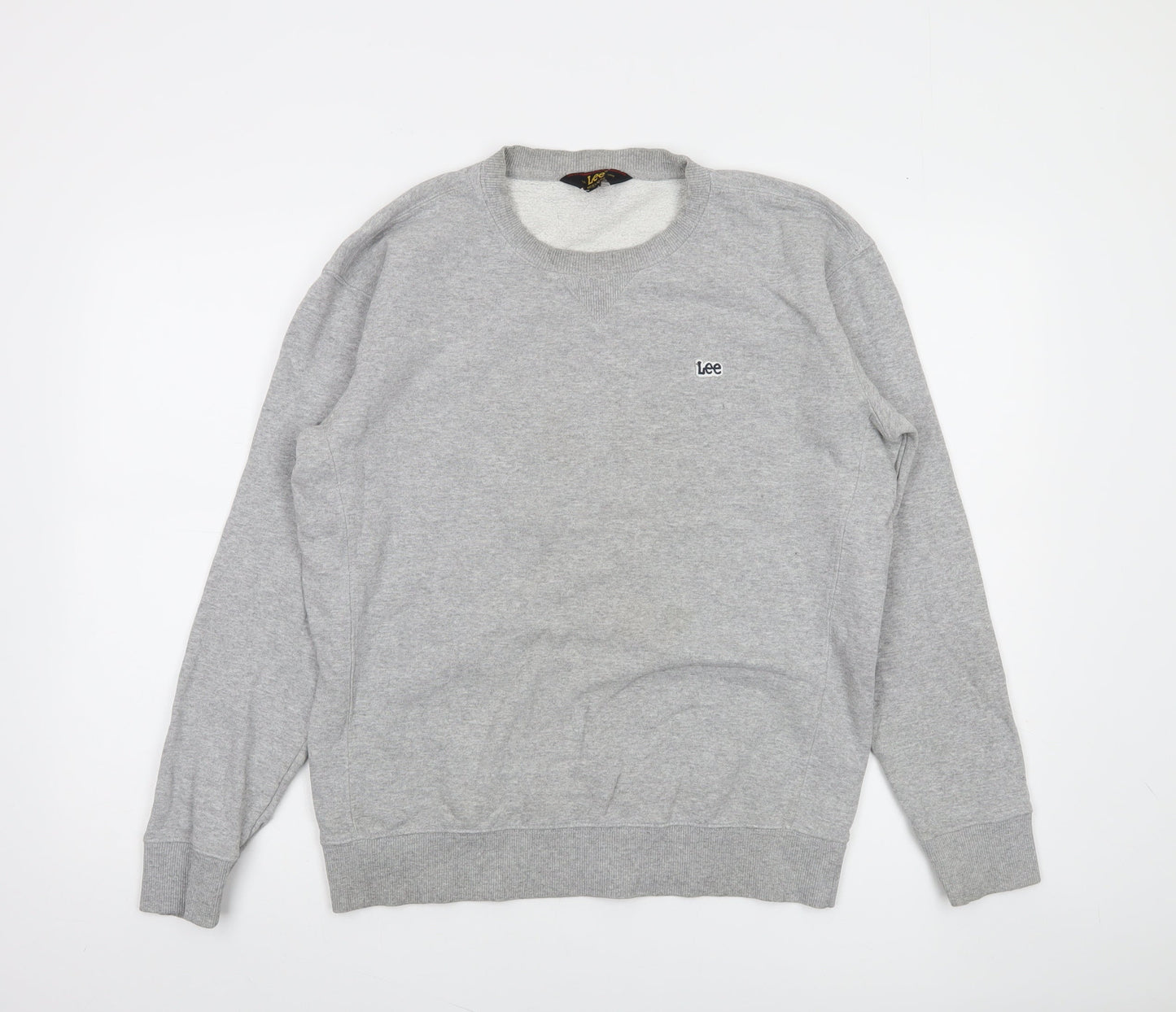 Mens UK Size S Lee Grey Pullover Sweatshirt