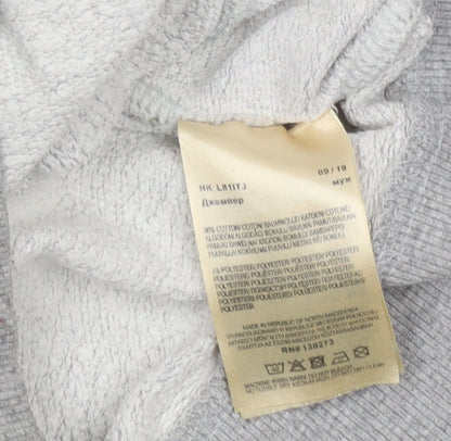 Mens UK Size S Lee Grey Pullover Sweatshirt