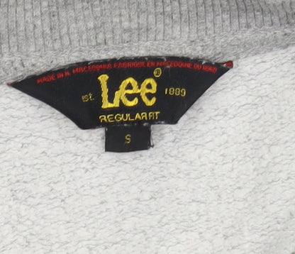 Mens UK Size S Lee Grey Pullover Sweatshirt