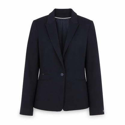 Next Women Black Tailored One-Button Blazer Size 6 Classic Fit