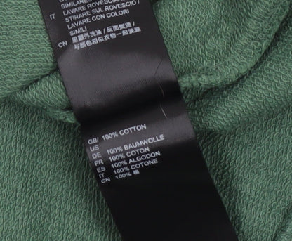 Find Women Green LIBERTÉ Cotton Sweatshirt UK 8 Crew Neck Long Sleeve