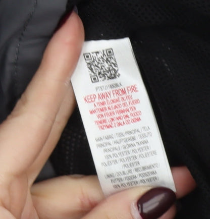 Peter Storm Boys Black Windbreaker Hooded Jacket 13 Years Polyester