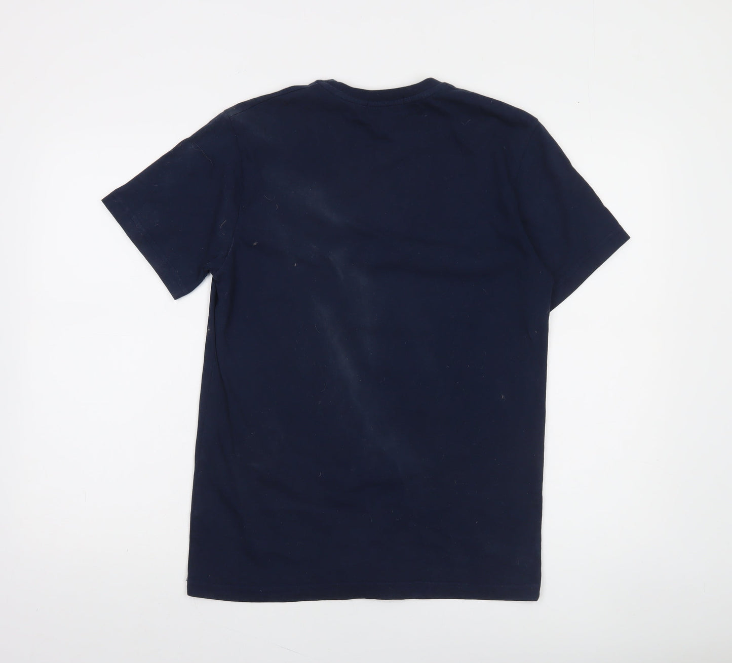 Ralph Lauren Men's Navy Blue Cotton Crew Neck Short Sleeve T-Shirt Size M