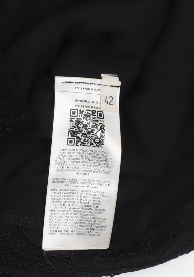 Marciano Guess Women's Black Lace Bodycon Dress Size 14