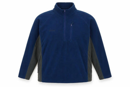 Mountain Life Men's Blue 2XL Fleece 1/4 Zip Outdoor Sweatshirt