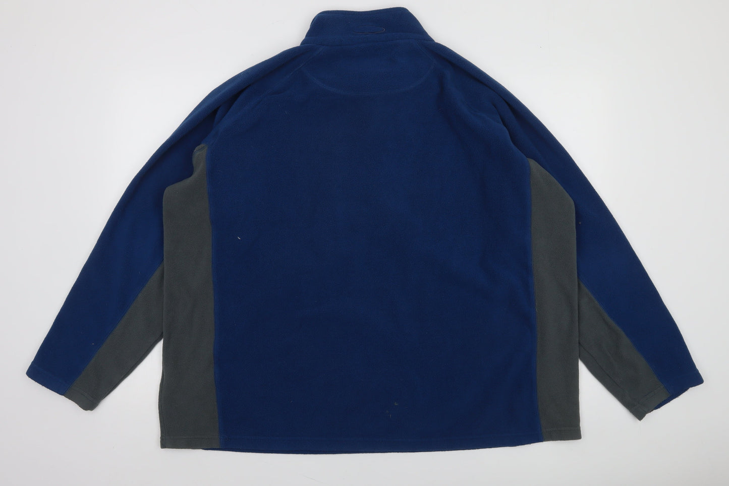 Mountain Life Men's Blue 2XL Fleece 1/4 Zip Outdoor Sweatshirt