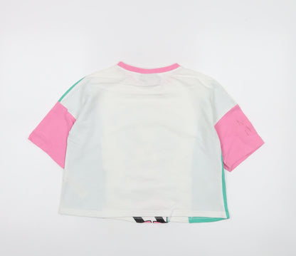 Disney at Primark Girls Multicoloured Mickey Mouse Cropped T-Shirt 10-11 Years
